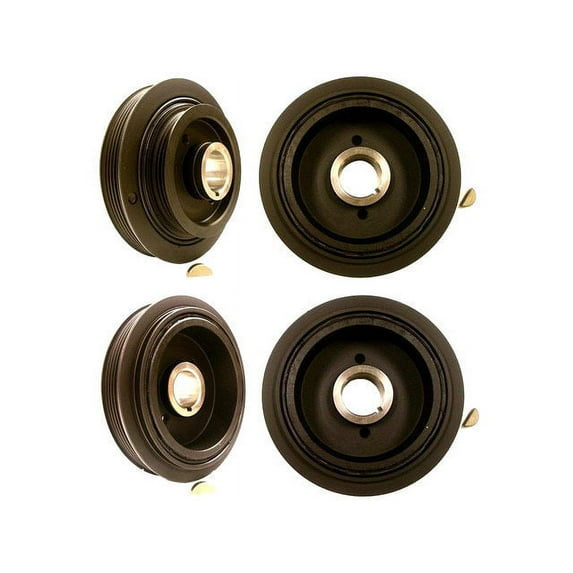 Engine Harmonic Balancer - Compatible with 1996 - 2000 Toyota RAV4 2.0L 4-Cylinder 1997 1998 1999