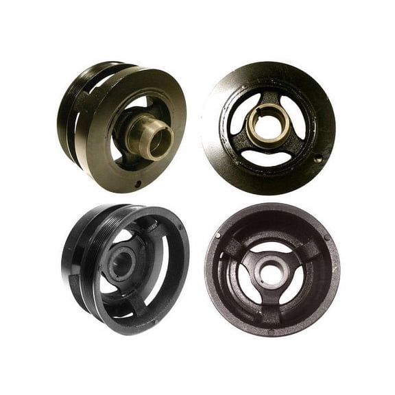 Engine Harmonic Balancer - Compatible with 1999 - 2003 Dodge Ram 3500 Van 5.9L V8 2000 2001 2002