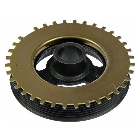 Engine Harmonic Balancer - Compatible with 2001 - 2009 Mazda B2300 2.3L 4-Cylinder - Dorman