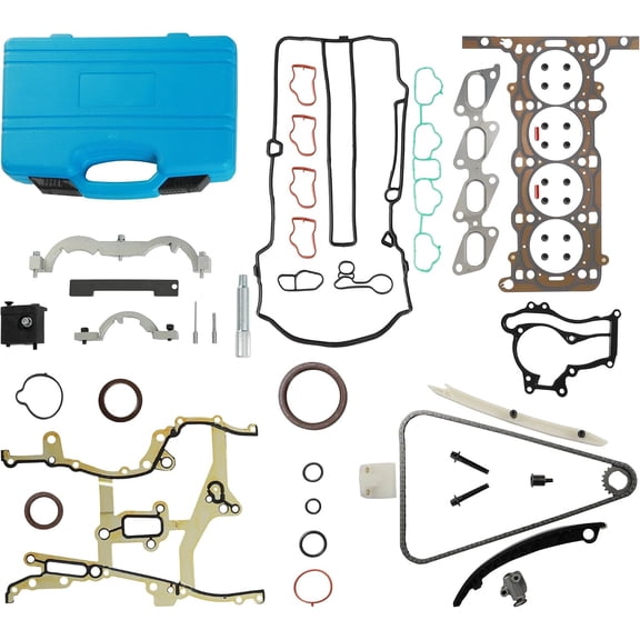 Engine Head Gasket Set Timing Chain Kit & Tool Kit Fit for Chevy Sonic Cruze Buick Encore Trax 2011-2015 1.4L Turbo HS26540PT-1 HS54898