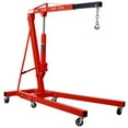 Engine Hoist with Lever, 2 Ton Folding Cherry Picker Shop Crane Hoist
