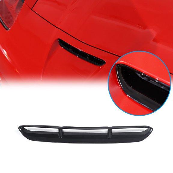 Engine Hood Front Air Inlet Vent Decor Cover Bezel Trim For Corvette C6 05-13