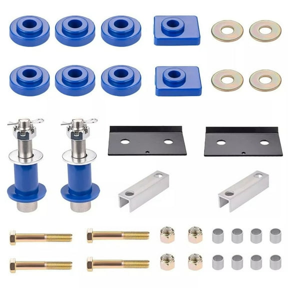 Engine Hood Hinge Pivot Bushing Mount Bolt Kit For Peterbilt 379 378 13-04164