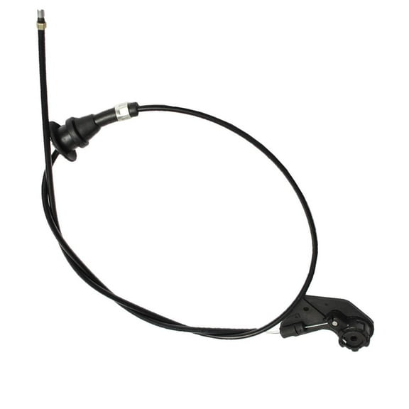 Engine Hood Release Cable - Black Metal Replacement Wire
