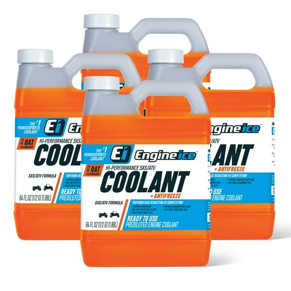 Engine Ice Hi-Performance SXS/ATV Coolant and Antifreeze, 4 Pack