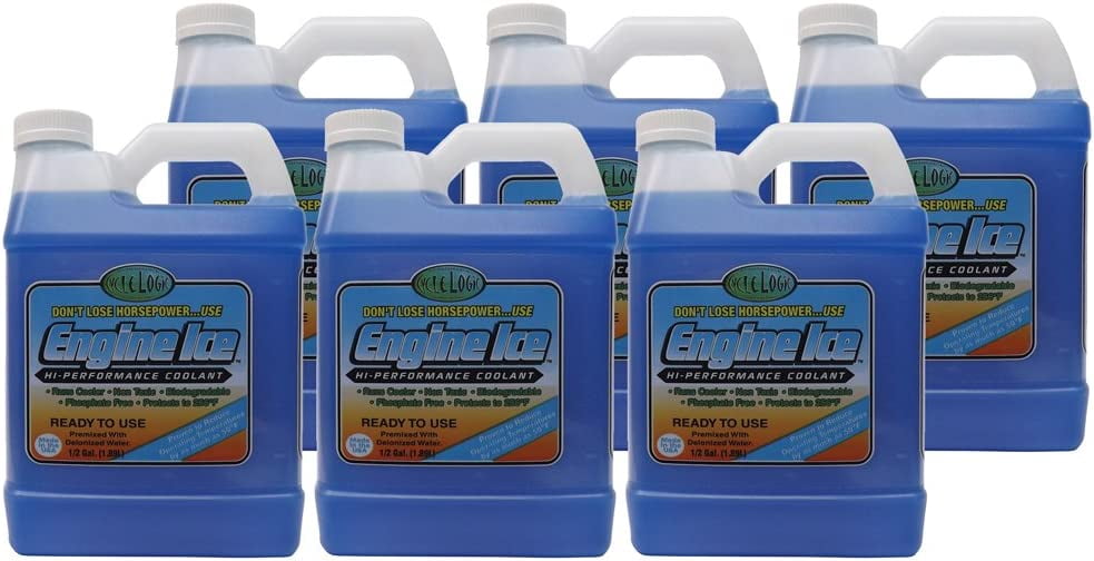 Engine Ice TYDS008-06 High Performance Coolant, 0.5 gallon, 6 Pack