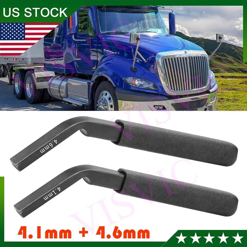 Jake Tool Engine Jake Brake Adjustment Tool Feeler Gauge 4.6mm + 4.1mm for ...