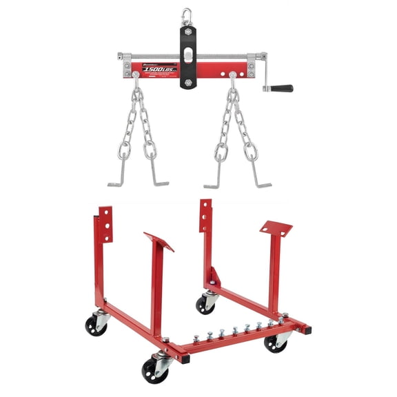 Engine Lever, Four Point Mount, 1,500 Lb and Chevy V8 Cradle