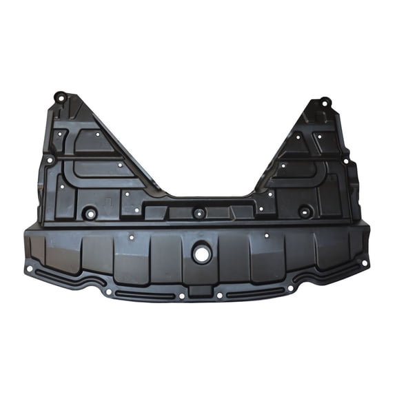 Engine Lower Under Cover Splash Shield - Front Position - Black Plastic