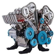 Engine Model Desktop Engine, 8-Cylinder- Car Engine Model Building Kit Adult Mini DIY Engine Model Toy Yutnsbel