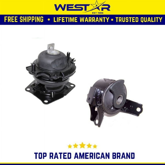 Engine Motor Mount 2PCS Set Compatible for 2005-2006 Honda Odyssey 3.5L i-VTEC Compatible for Auto Replaces 9689 9411