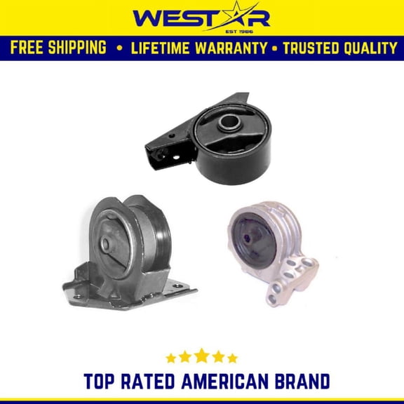 Engine Motor Mount 3PCS Compatible for Chrysler Sebring/ Dodge Avenger/ Mitsubishi Eclipse Replaces 8670 9198 8798