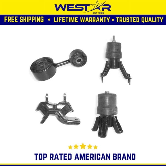 Engine Motor Mount & Auto Trans 4 PCs Set Compatible for 1997-2001 Toyota Camry 2.2L Replaces 8795 8796 8698 8979