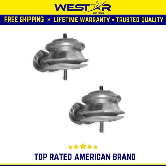 Engine Motor Mount Set 2PCS Compatible for 1990-1996 Nissan 300ZX 3.0L Front Left & Right Replaces 9044 9044