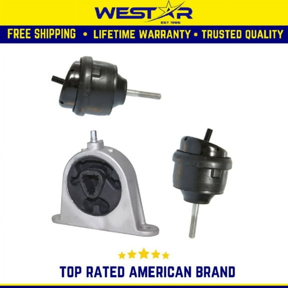 Engine Motor Mount Set Compatible for 2007-2008 Chrysler Pacifica 3.8 & 4.0L Auto AWD & FWD Replaces 3147 3147 3181