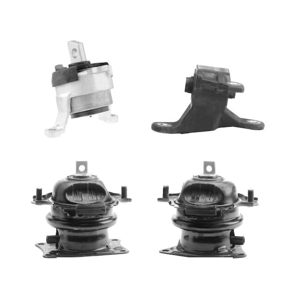 Engine Motor Mount and Transmission Mount Kit - 4-Piece - Compatible with 2014 - 2016 Acura MDX 3.5L V6 2015