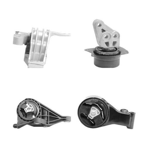 Engine Motor Mount and Transmission Mount Kit - 4-Piece - Compatible with 2014 - 2020 Chevy Impala 3.6L V6 2015 2016 2017 2018 2019
