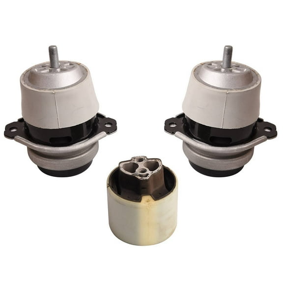 Engine Motor Mount and Transmission Mount Set - 3 Piece Vehicle Stabilizer
