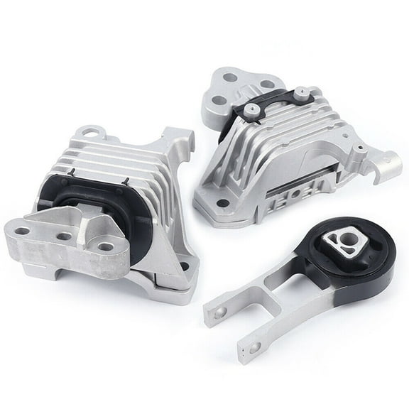 Engine Motor Mounts & Transmission Mount 3PCS Fits Jeep Cherokee 2.4L 2014-2019 3PCS Engine Motor & Trans Mount Set For Jeep Cherokee Overland Sport 2016-2018 Complete Engine Motor&Transmission Mount