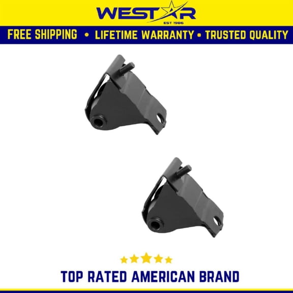 Engine Motor Set 2PCS 87-99 Compatible for Jeep Cherokee, Comanche, Wagoneer 4.0L Replaces 2572 2572