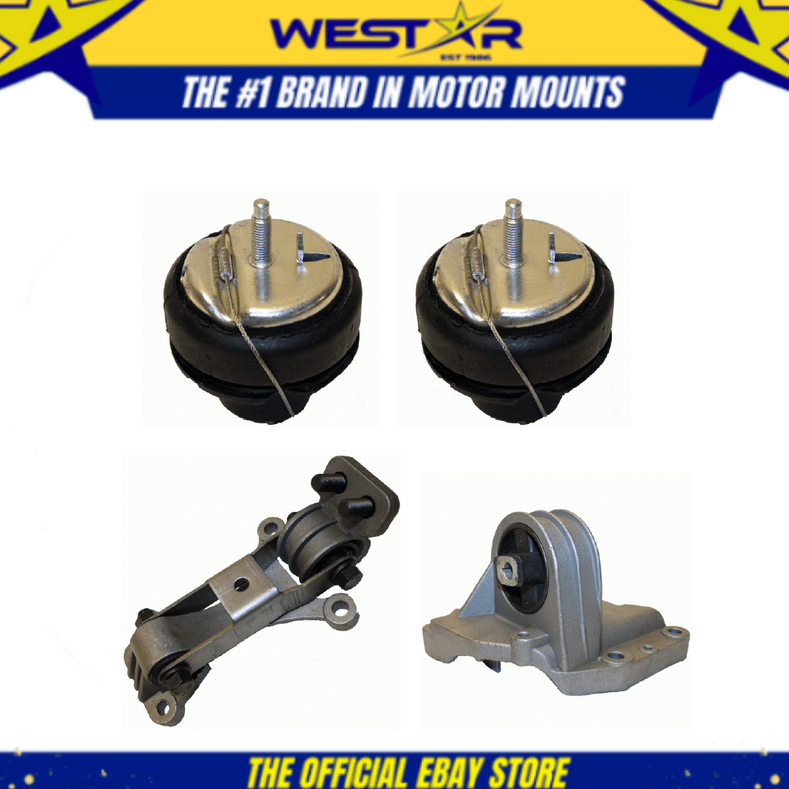 Engine Motor & Torque Strut Mount 4PCS Set for 20032005 Volvo XC90 2