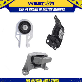Engine Motor & Torque Strut & Trans Mount Fit 2013-2018 Ford Focus ST 2.0L Turbo