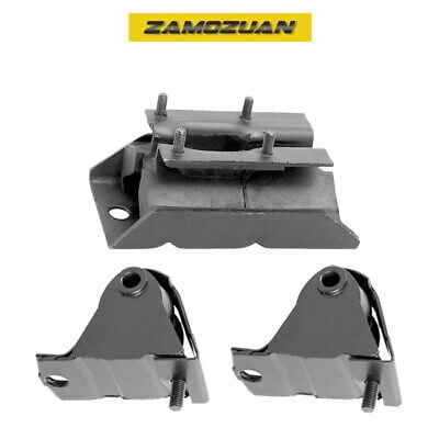 Engine Motor & Trans Mount 3PCS 87-99 for Jeep Cherokee Comanche, Wagoneer 4.0L