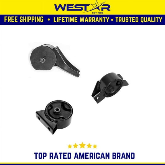 Engine Motor & Trans Mount 3PCS Set Compatible for 1989-1994 GEO Metro 1.0L Manual Trans Replaces 8314 8246 8277