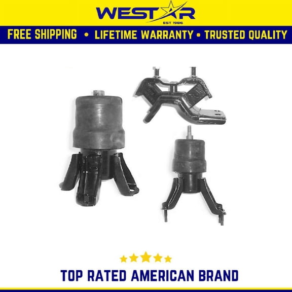 Engine Motor & Trans Mount 3PCS Set Compatible for 1997-2001 Toyota Camry 2.2L Compatible for Auto Replaces 8796 8795 8979