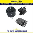thumbnail image 1 of Engine Motor & Trans Mount 3PCS Set Compatible for 1999 Buick Park Avenue 3.8L Replaces 2897 2898, 1 of 4