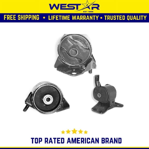 Engine Motor & Trans Mount 3PCS Set Compatible for 99-00 Hyundai Elantra 2.0L Auto Trans Replaces 8764 8775 8734