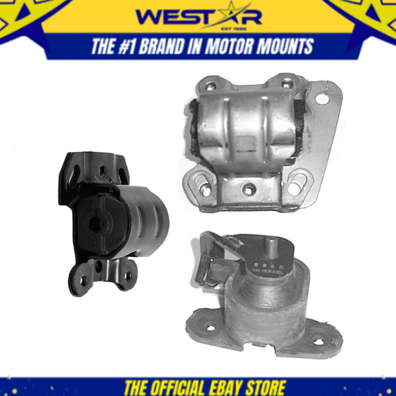 Engine Motor & Trans Mount 3PCS Set Fit 1995-2002 Chevrolet Camaro 3.8L-V6