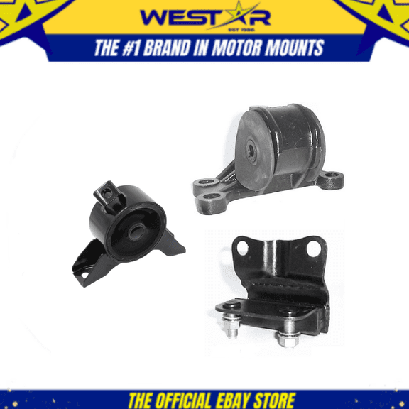 Engine Motor & Trans Mount 3PCS Set Fit 2000-2002 Mazda 626 2.0L for Auto Trans