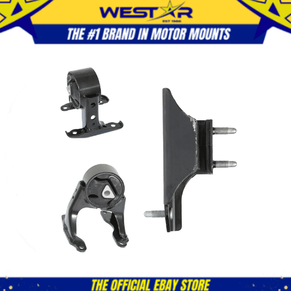 Engine Motor & Trans Mount 3PCS Set Fit 2006 Isuzu i-280/ 07-08 i-290/ i-370 RWD