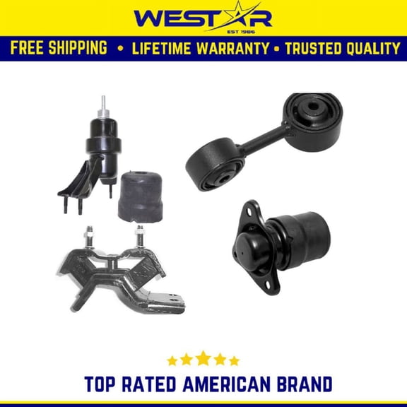 Engine Motor & Trans Mount 4PCS Compatible for 92 - 96 Toyota Camry 2.2L Compatible for Auto Trans Replaces 8209 8200 8199 8979