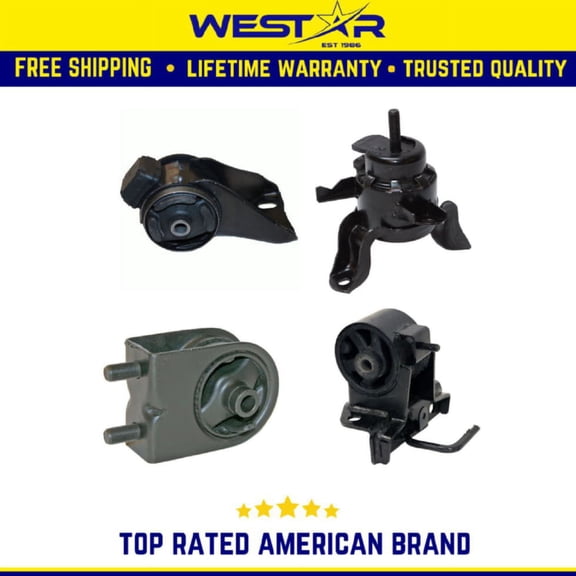 Engine Motor & Trans Mount 4PCS Set Compatible for 00-01 Mazda 2.5L / 02-06 Mazda MPV 3.0L Replaces 9461 9472 9527 9468