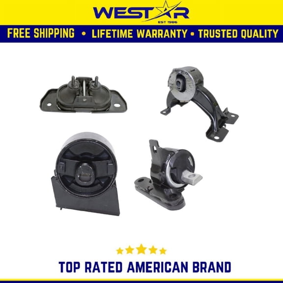 Engine Motor & Trans Mount 4PCS Set Compatible for 11-14 Chrysler 200 3.6L Compatible for Auto Trans Replaces 3167 3256 3274 3246