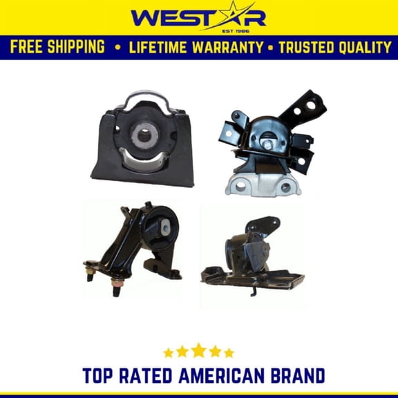Engine Motor & Trans Mount 4PCS Set Compatible for 2006-2008 Toyota RAV4 2WD Replaces 9497 9637 9513 9549