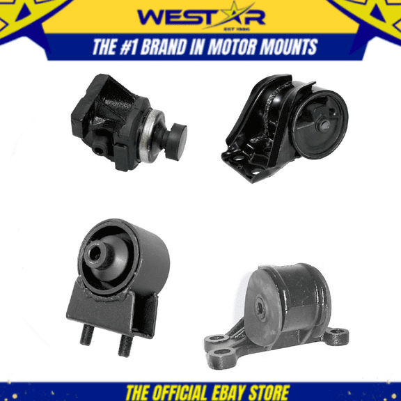 Engine Motor & Trans Mount 4PCS Set Fit 1994-1997 Mazda 626 2.0L for Auto Trans