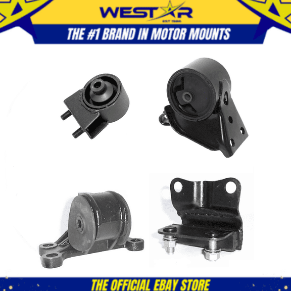 Engine Motor & Trans Mount 4PCS Set Fit 1998-2000 Mazda 626 2.0L Auto Trans
