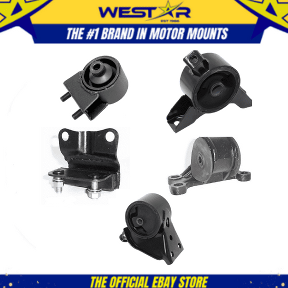 Engine Motor & Trans Mount 5PCS Set Fit 2000 Mazda 626 2.0L for Auto Trans