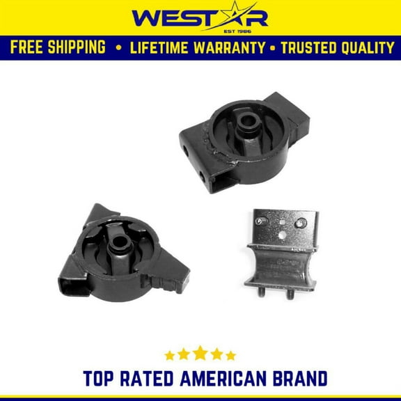 Engine Motor & Trans Mount Set 3PCS Compatible for 1988-1991 Toyota Camry/ Lexus ES250 2.5L Replaces 8192 8197 8208