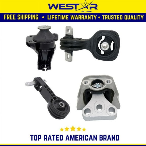 Engine Motor & Trans Mount Set 4PCS Auto Trans 2006-2010 HondaCivic 1.8L Replaces 9280 9218 9213 9216