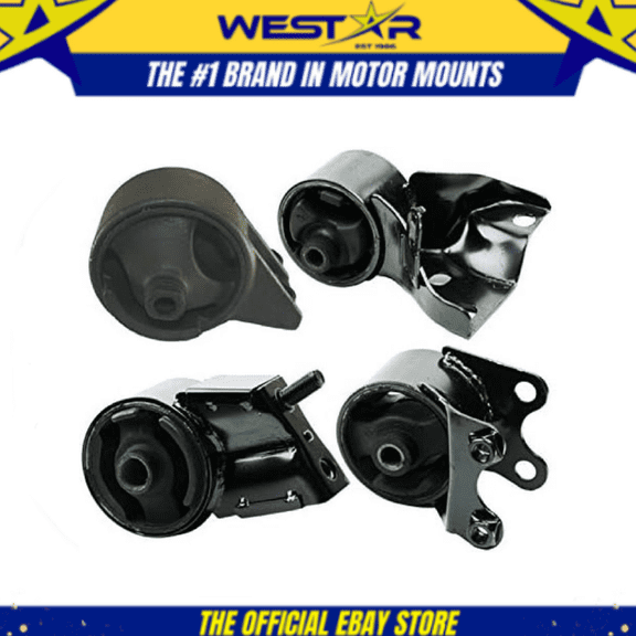 Engine Motor & Trans Mount Set 4PCS for 89-92 Ford Probe 2.2L for Auto w/o Turbo