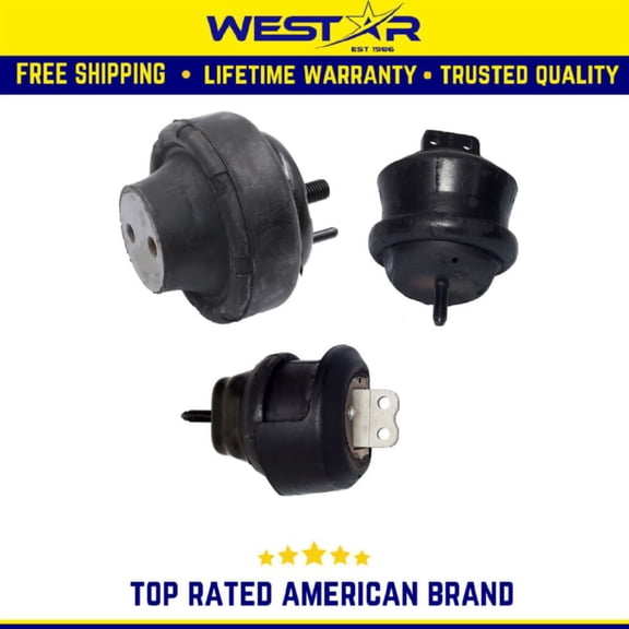 Engine Motor & Trans. Mount Set Compatible for 1993-1995 Compatible ford Taurus 3.2L Replaces 2717 2840 2967