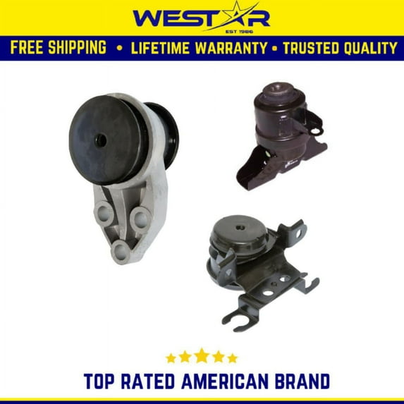 Engine Motor & Trans. Mount Set Compatible for 2001-2004 Compatible ford Escape 2.0/3.0L Replaces 3037 3056 3057