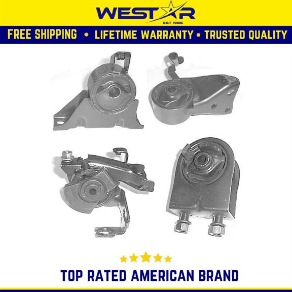 Engine Motor & Trans. Mount Set Compatible for 2002-2003 Mazda Protege5 2.0L Manual Trans. Replaces 8882 8884 8885 8977