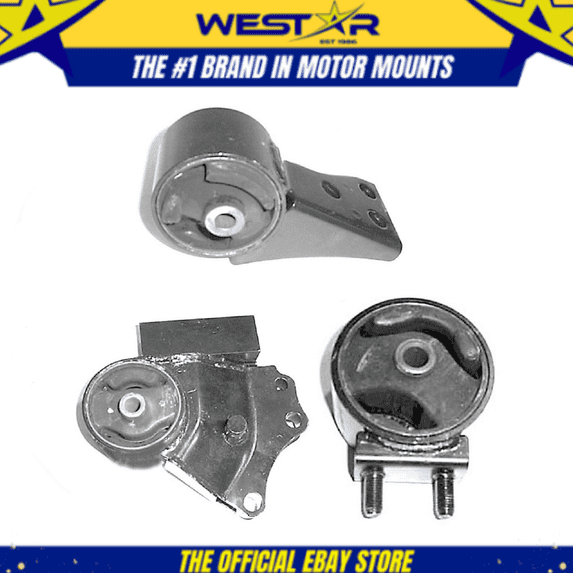 Engine Motor & Trans Mount Set for 00-04 Kia Spectra 1.8L for Manual Trans 3PCS