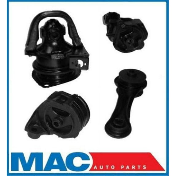 Engine Motor Transmission Mount 90-1993 For Honda Accord Automatic 4 Piece