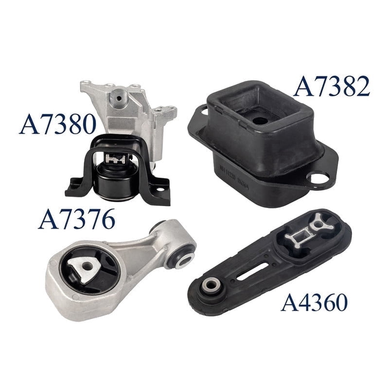 Engine Motor and Transmission Mount for 2013-2016 Nissan Sentra l4 1.8L Replacement for A7382 A7376 A4360 A4374(A7380) Set of 4